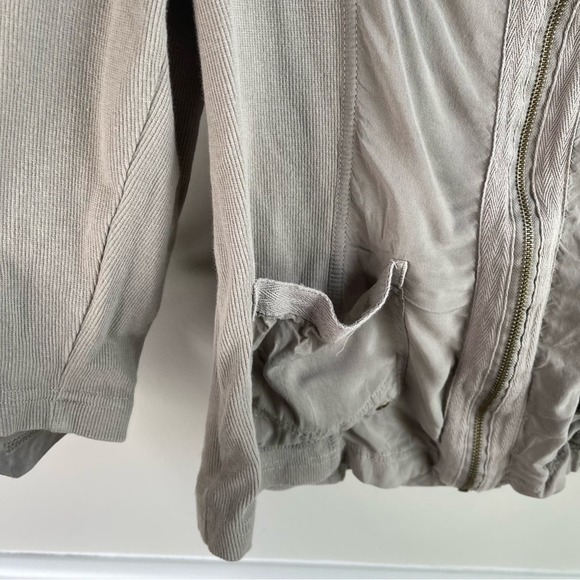 XCVI zip up three quarter sleeves lagenlook jacket size medium - Picture 5 of 6